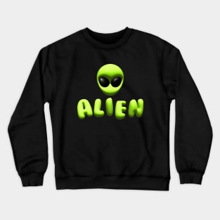 Alien Green Crewneck Sweatshirt